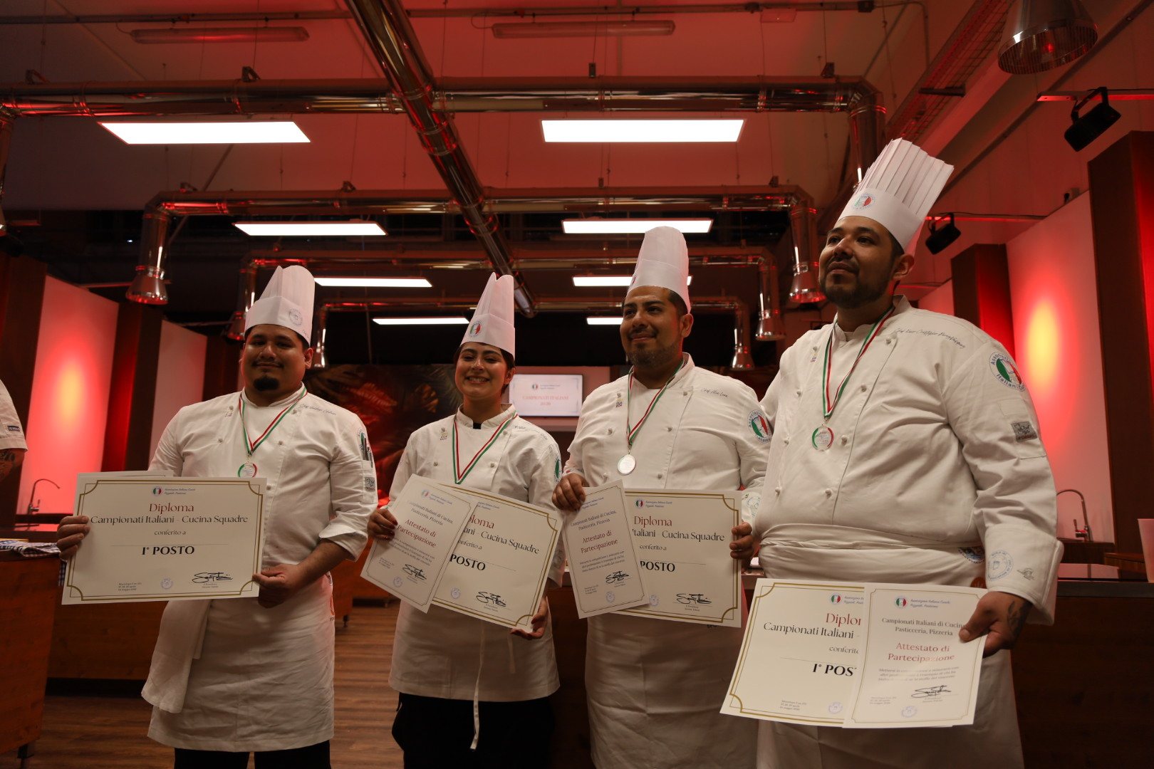 AIC chefs at a culinary competition