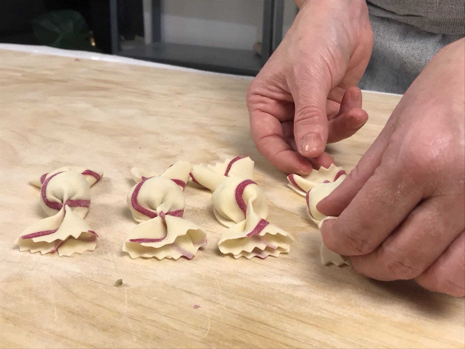 Fresh pasta craftsmanship