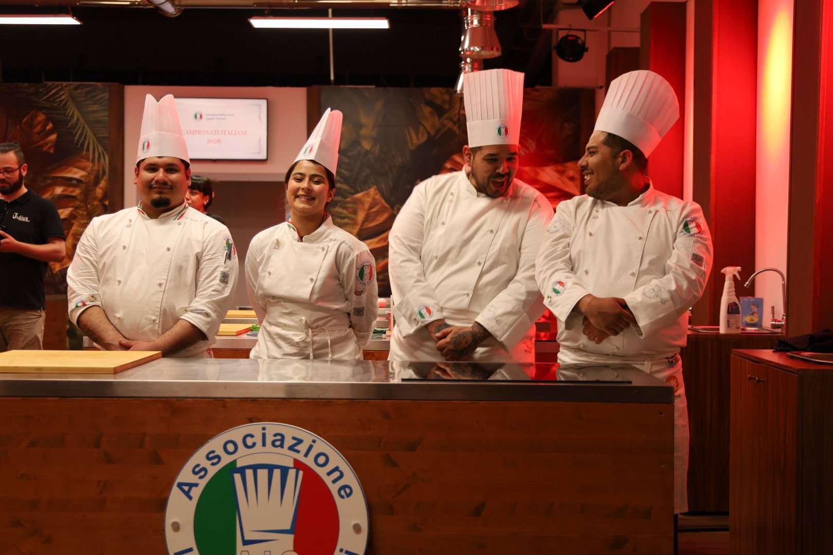 AIC competition winners with diplomas